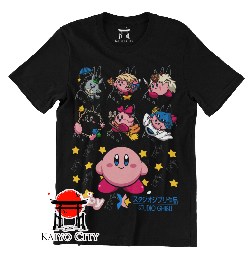 Playera Kirby X Studio Ghibli