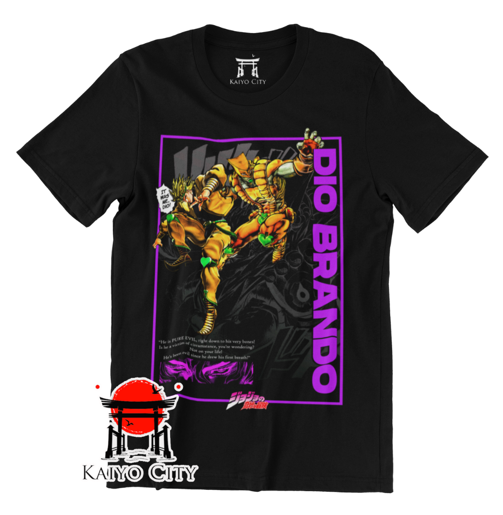 Playera Dio x The World