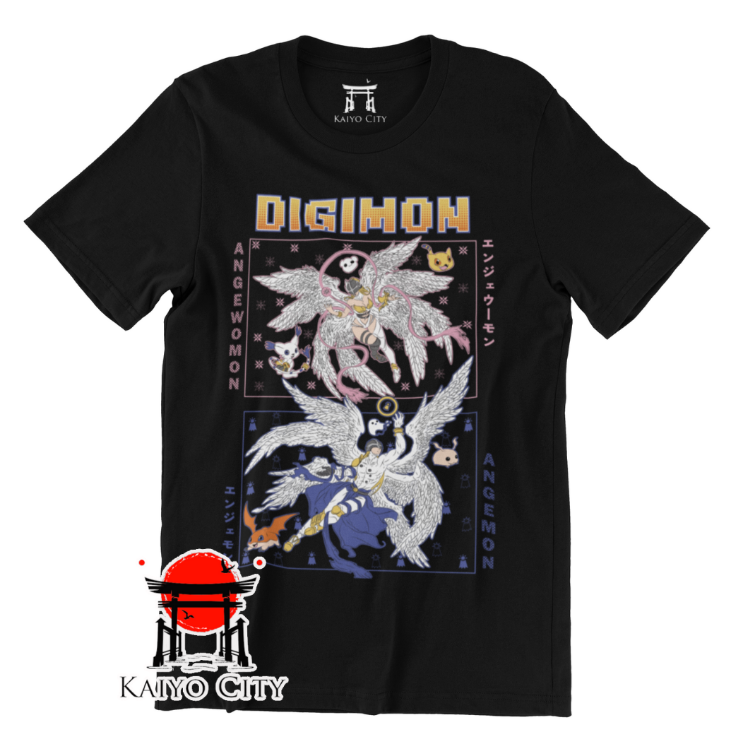 Playera Angewomon x Angemon