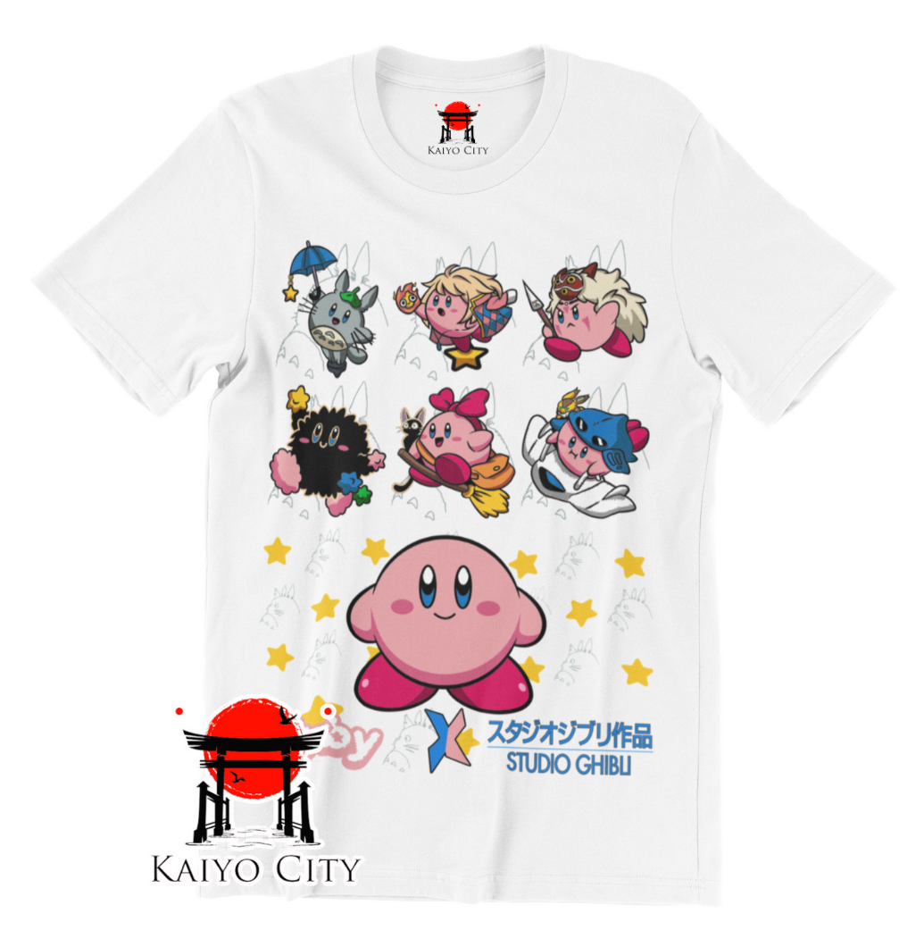 Playera Kirby X Studio Ghibli