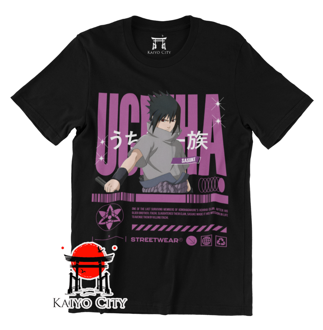 Playera Sasuke Uchiha