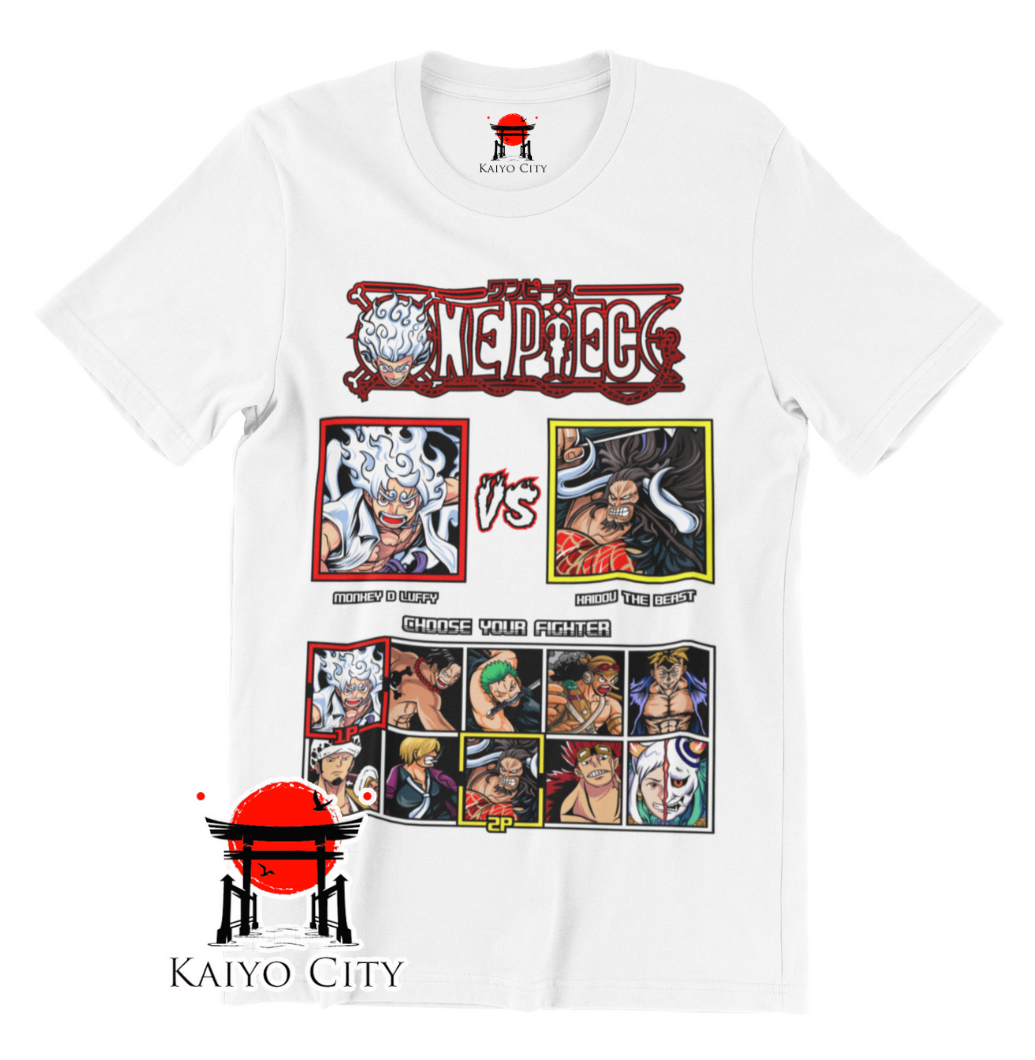 Playera One Piece Vs