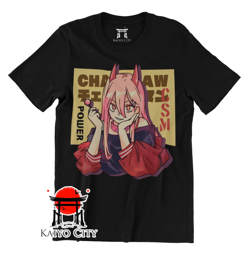 Playera Power Sticker