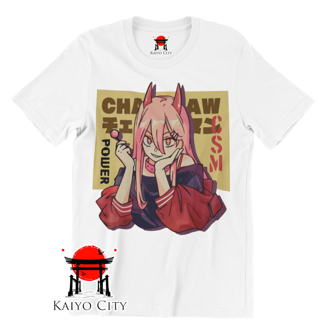 Playera Power Sticker